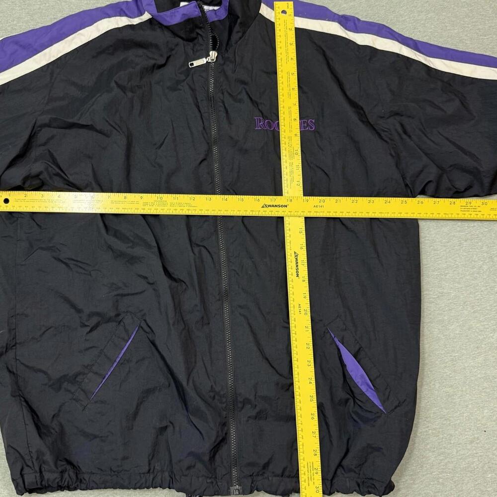 Vintage 1990s Colorado Rockies Starter Jacket XL Ultra Rare MLB - Picture 6 of 10